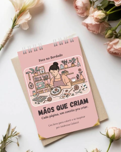 Livro de Colorir: Mãos que criam