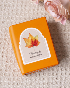 Porta joia livro - Laranja