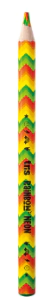 Lápis De Cor Jumbo Rainbow – Mina Multicolorida Neon - comprar online