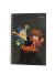 CADERNO ESPIRAL 1/4 80FLS - DIVERTIDAMENTE - PAPELARIA LER