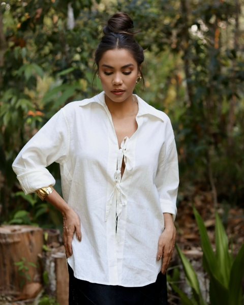 Camisa Linho Laçõs