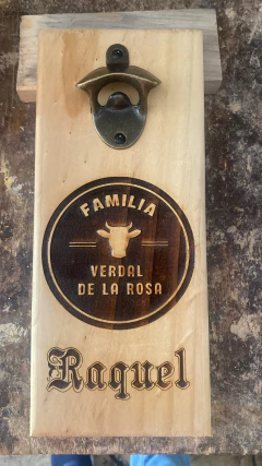 Destapador de Madera Personalizado - comprar en línea