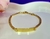 Pulseira Ouro 18k Chapinha Groumet Infantil 2,5mm 14cm - Encomenda - loja online