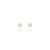 Brinco Semijoia Ponto De Luz Banho Ouro 18k 6mm - comprar online