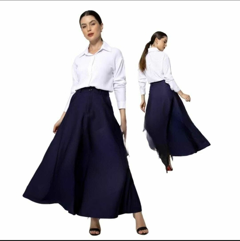 Saia longa feminina social com bolso evangélica ALFAIATARIA. sai-007 - comprar online