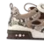 Tênis Louis Vuitton Skate 'Snakeskin' na cor marrom, com detalhes em padrão de cobra e solado robusto.