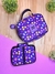 Estojo 100pens flores roxo - loja online