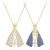 Corrente Nossa Senhora Zircônias - Dupla Face - 0236 - comprar online