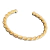 Bracelete Twist - Semijoia Banhada a Ouro 18k - cod. 084