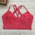 Top transpassado nas costas - coral