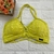 Top alcinha trançado amarelo