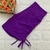 Shorts empina bumbum roxo com amarração