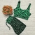 Conjunto animal print verde
