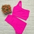Conjunto animal print pink sem empina bumbum