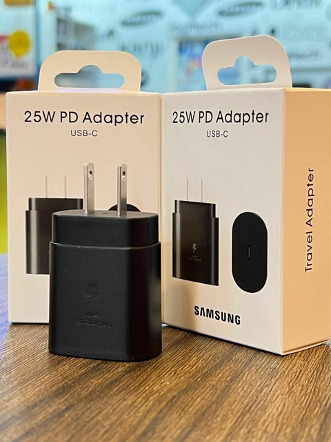 Cargador Cabezal Tipo C 25W – Carga Rápida para Samsung