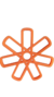 Descanso para panela em silicone - 16 cm - loja online