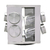 Porta Condimentos Giratório Inox Com 8 Peças Mimo Style