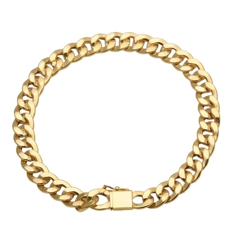 Pulseira em ouro 18k groumet