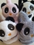 Orejeras de Peluche / Panda Blanco con Marrón - Andina Shop