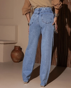 Calça Jeans Wide Leg Cintura Alta Claro - loja online