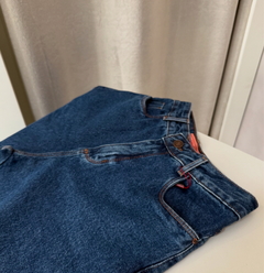 Calça Jeans Mom Feminina Cintura Alta escura - loja online