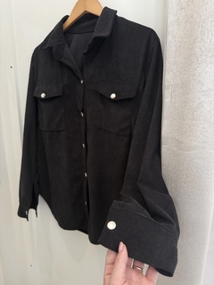 Imagem do camisa shacket veludo cotelê manga longa