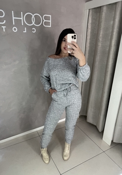 Conjunto Jogger cinza - comprar online