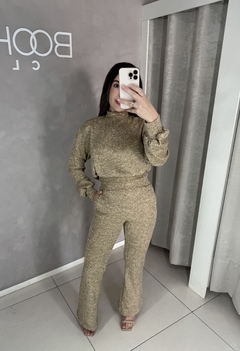 Conjunto Flare areia - comprar online