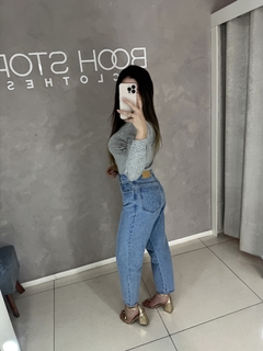 Calça Jeans Mom Feminina Cintura Alta - comprar online