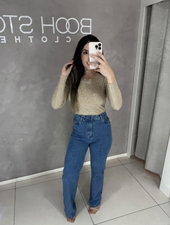 Blusa tricot modal na internet