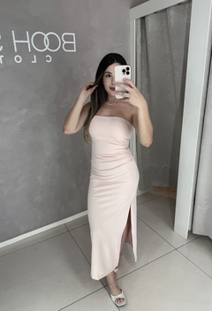 Vestido Analice bege/rose - comprar online