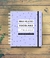 Mini Caderno de Leituras: Capa flocos - comprar online