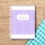 Caderno de Receitas A5: Capa Listras - Amor Impresso