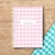 Caderno de Receitas A5: Capa Xadrez