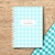 Caderno de Receitas A5: Capa Xadrez