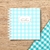 Caderno de Receitas Quadrado: Capa Xadrez