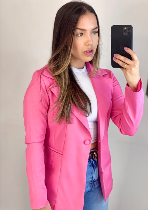 Blazer 1 botao rosa