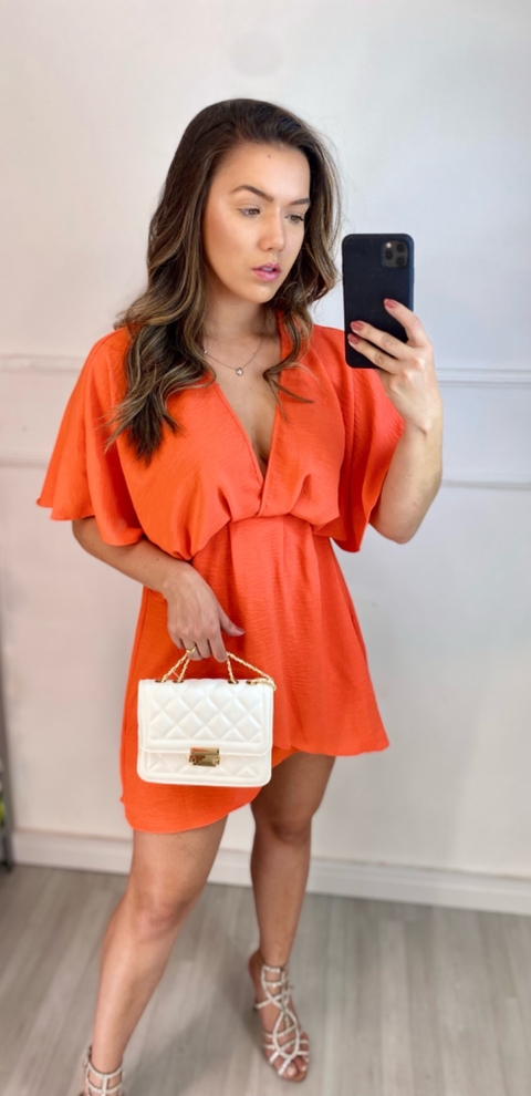 Vestido Natalia Laranja