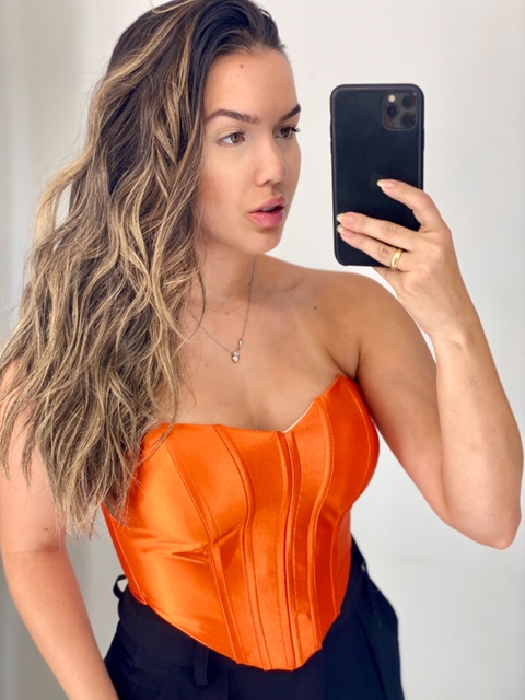 Corselet laranja