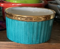 RAMECA TURQUESA/OURO