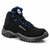 Bota de Segurança Em Microfibra Bico de PVC - Preto e Azul - Estival