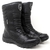 Bota de Segurança Militar em Couro Bico PVC - Fulgore - Preto - comprar online
