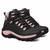 Bota Feminina N7 em Couro - Preto e Rosa - Via Livre - comprar online