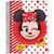 Caderno Universitário Disney Emoji Minnie Mouse - 10 Matérias - 160 Folhas Capa Dura - Jandaia