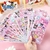 Cartela de Adesivos Turma da Hello Kitty Holográficas Sanrio