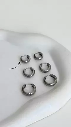 Argollas Cubanitas 0,9cm | Acero Quirurgico - comprar online