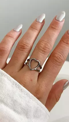 Anillo Corazon Tracy | Acero Quirurgico - comprar online
