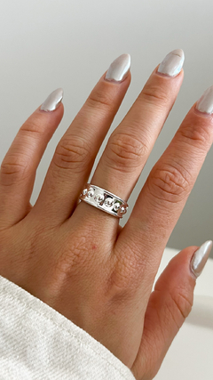 Anillo Viking | Acero Blanco