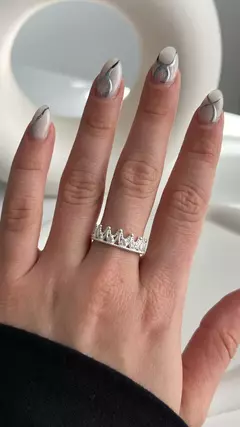 Anillo Corona Haydee | Plata 925 - comprar online