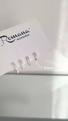 Argollas Magali 0,8cm | Plata 925 en internet